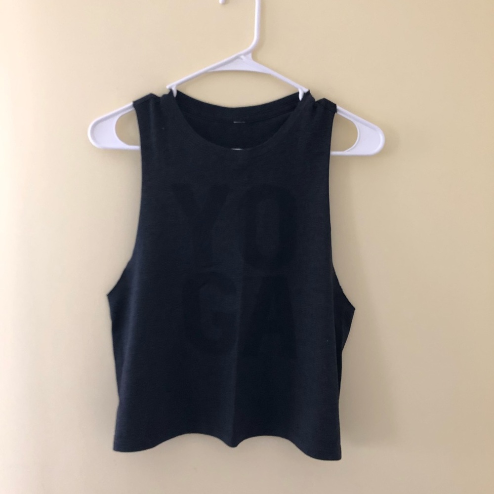 Alo Yoga Black Tank Top